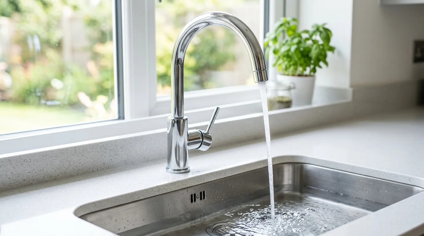 Local Plumbing Master Pros same day plumber fixing a faucet in Benjamin, UT